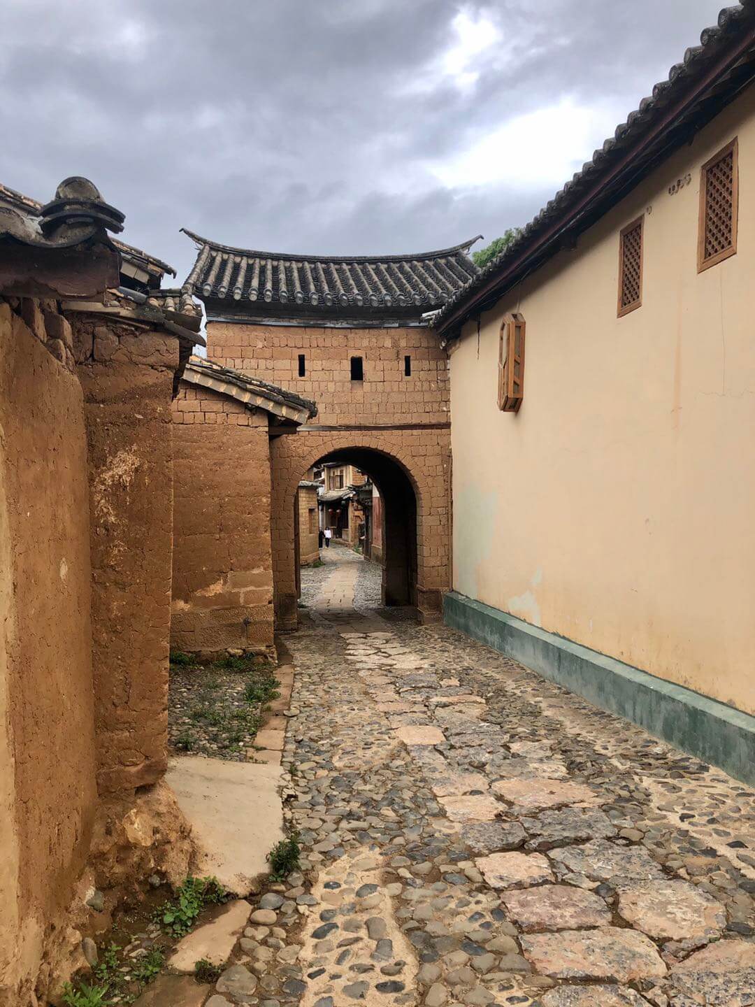 Porte du village Shaxi Chine Porte du village Shaxi Chine