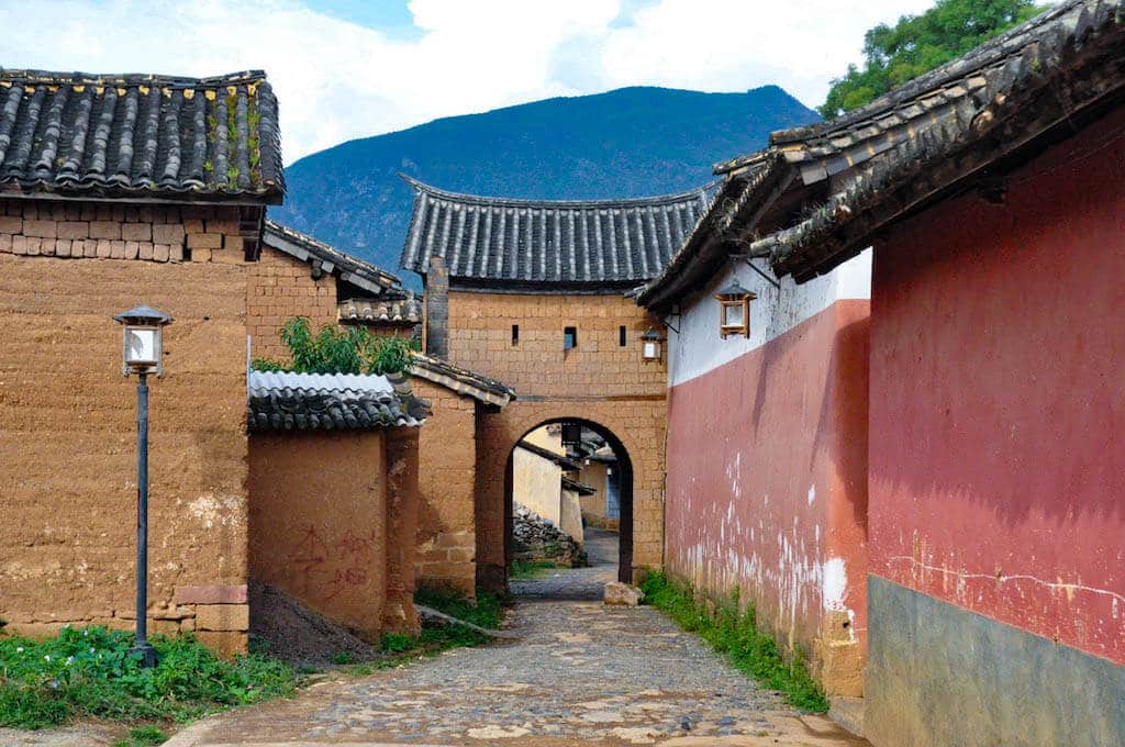 Porte du village Shaxi Porte du village Shaxi