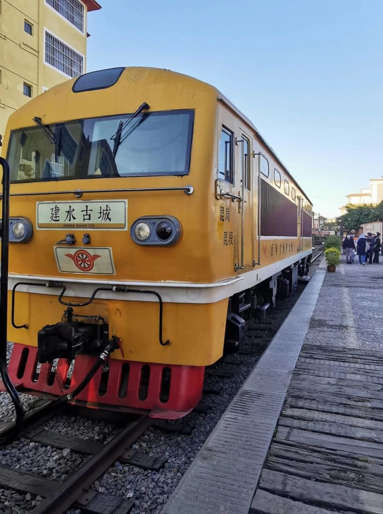 Train de Jianshui à Tuanshan